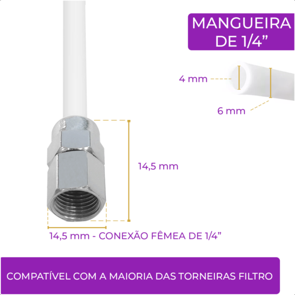 TORNEIRA PARA COZINHA ADAPTADOR SAÍDA FILTRO PURIFICADOR - Image 4