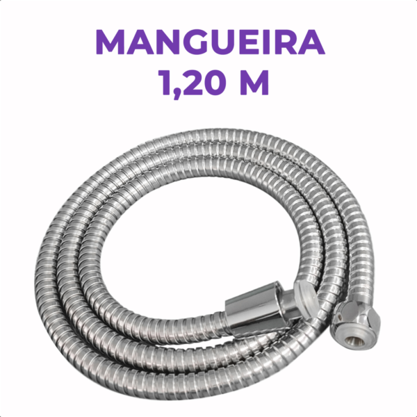 Ducha Higienica Gatilho Metal Mangueira 120cm Sem Registro - Image 2